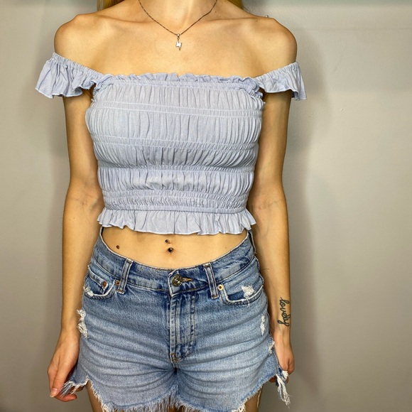 Ocean Drive Flutter Sleeve top. - Picture 3 of 6